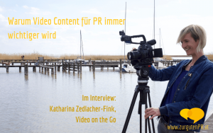 Katharina Zedlacher-Fink von Video on the Go im Interview über PR-Videos