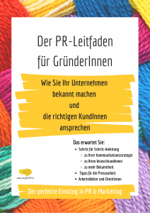 PR-Leitfaden für Gründerinnen