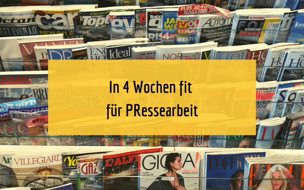 Pressearbeit online kurs