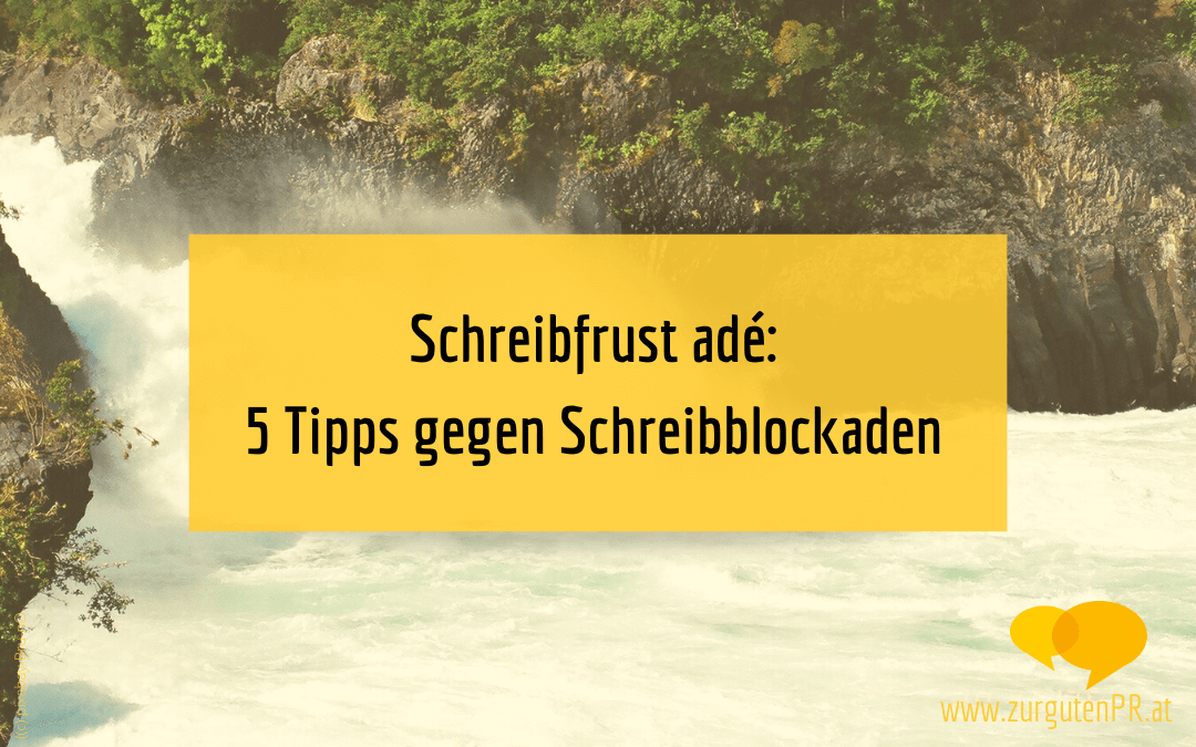 Schreibblockaden überwinden