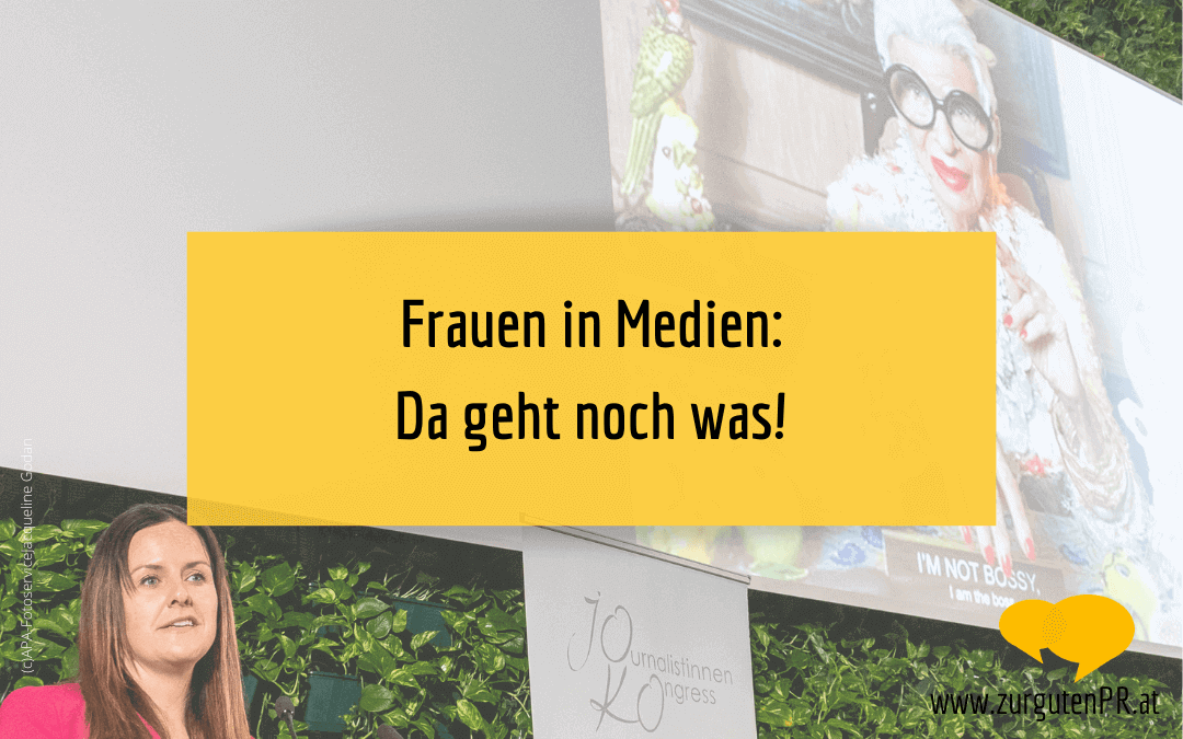 Frauen in Medien: Da geht noch mehr