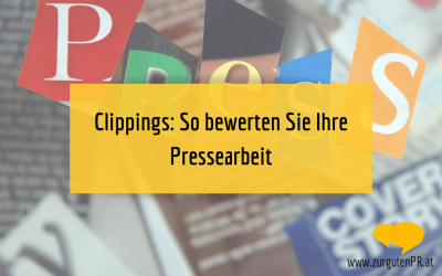 Clippings: So bewerten Sie Ihre Pressearbeit