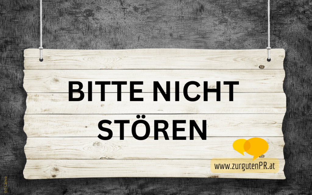 Marketingtexte schreiben: Bitte nicht stören